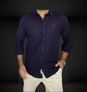 প্রিমিয়াম ফুল স্লিভ সলিড শার্ট