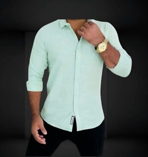 প্রিমিয়াম ফুল স্লিভ সলিড শার্ট