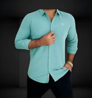 প্রিমিয়াম ফুল স্লিভ সলিড শার্ট